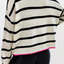  Love Kuza - Pop Stripe Contrast Sweater