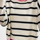  Love Kuza - Pop Stripe Contrast Sweater