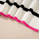  Love Kuza - Pop Stripe Contrast Sweater