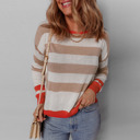  Love Kuza - Autumn Glow Stripe Light Sweater