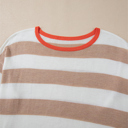  Love Kuza - Autumn Glow Stripe Light Sweater
