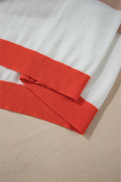 Love Kuza - Autumn Glow Stripe Light Sweater