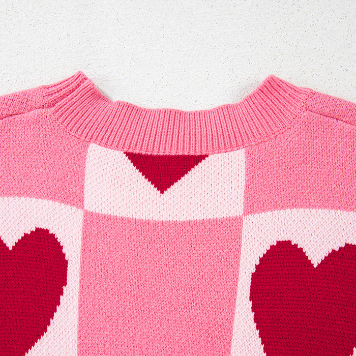 Love Kuza - Sweetheart Checkered Knit