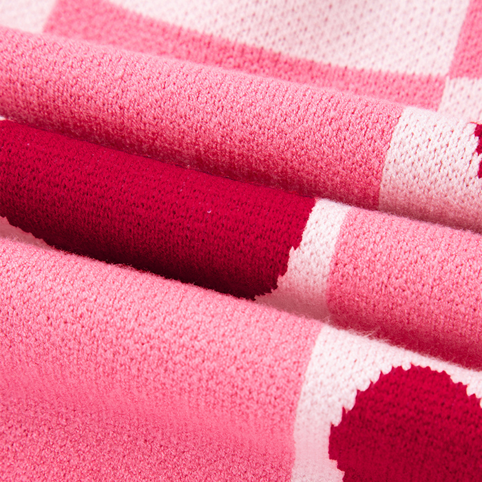 Love Kuza - Sweetheart Checkered Knit