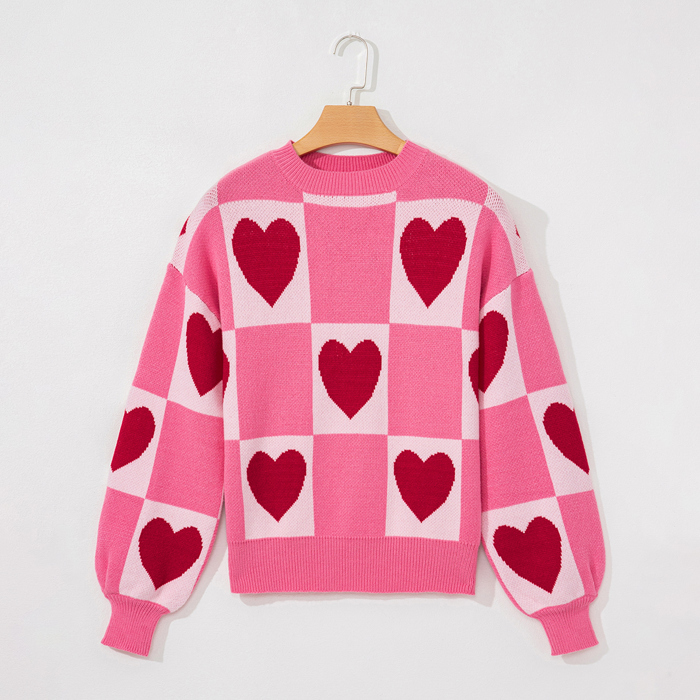 Love Kuza - Sweetheart Checkered Knit