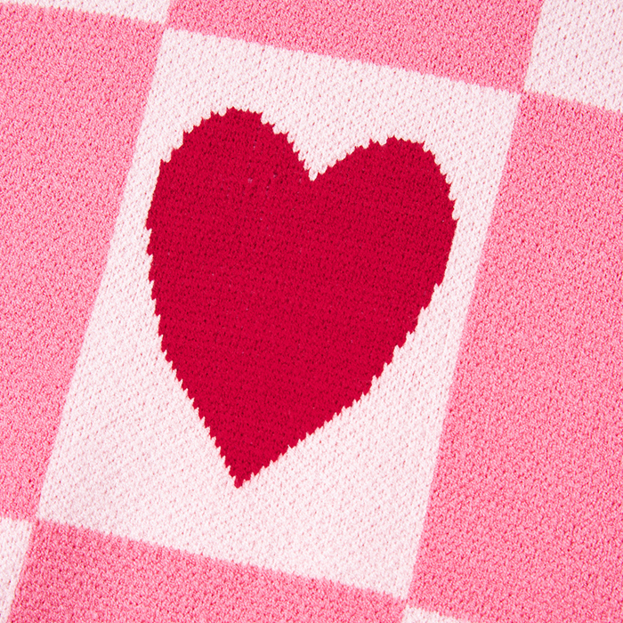 Love Kuza - Sweetheart Checkered Knit