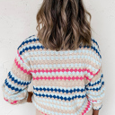  - Sunset Coast Striped Knit Sweater