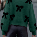  Love Kuza - Velvet Bow Holiday Sweater