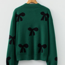  Love Kuza - Velvet Bow Holiday Sweater