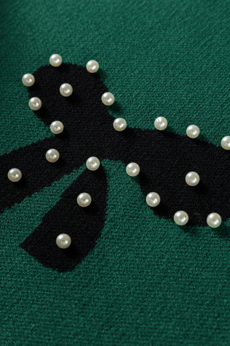 Love Kuza - Velvet Bow Holiday Sweater