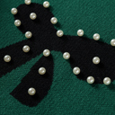  Love Kuza - Velvet Bow Holiday Sweater