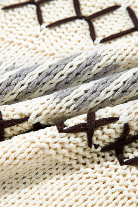 Love Kuza - Rustic Stitches Chunky Knit Sweater