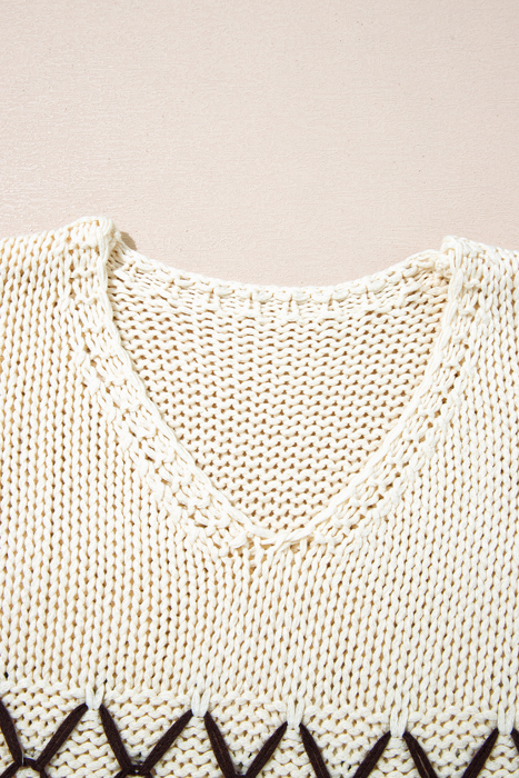Love Kuza - Rustic Stitches Chunky Knit Sweater
