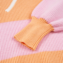  Love Kuza - Citrus Glow Quarter-Zip Sweater