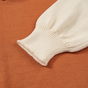  Love Kuza - Autumn Ember Colorblock Sweater