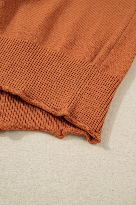 Love Kuza - Autumn Ember Colorblock Sweater