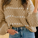  Love Kuza - Cozy Peaks Knit Sweater