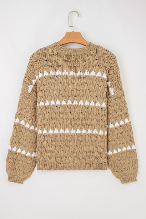 Love Kuza - Cozy Peaks Knit Sweater