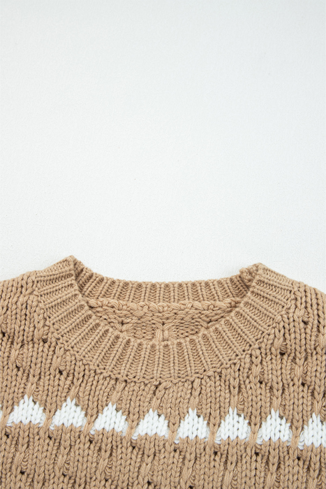 Love Kuza - Cozy Peaks Knit Sweater