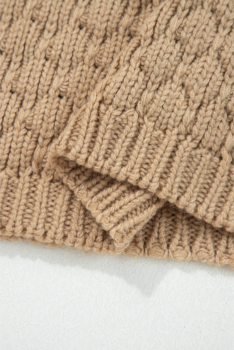 Love Kuza - Cozy Peaks Knit Sweater
