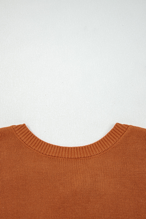 Love Kuza - Autumn Ribbon-Back Knit Sweater