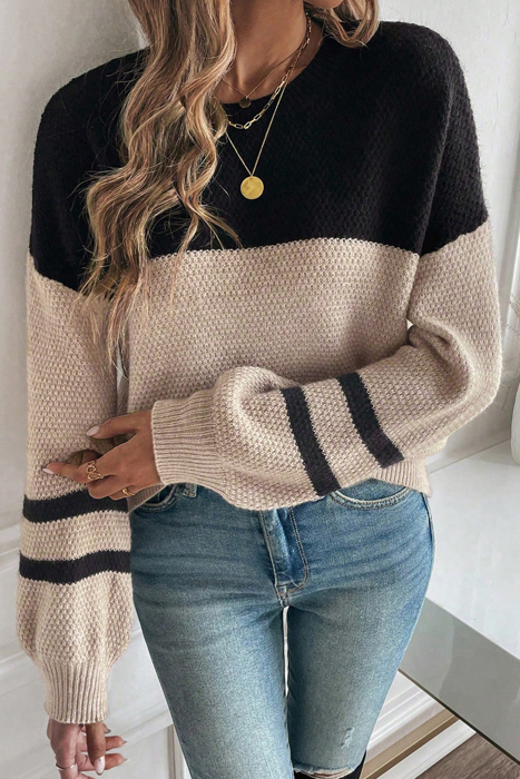 Love Kuza - City Stripe Knit Sweater