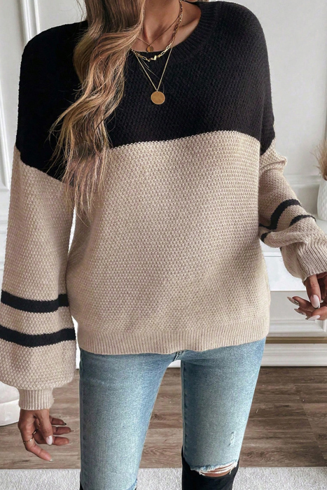 Love Kuza - City Stripe Knit Sweater