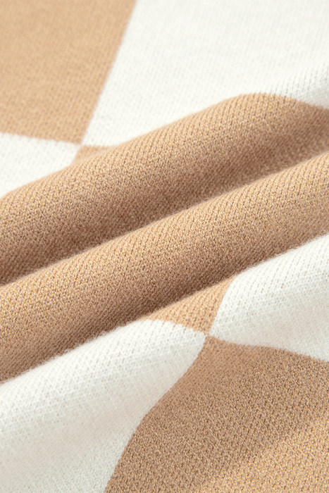 Love Kuza - Chic Check Comfort Knit Tee