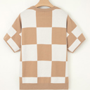  Love Kuza - Chic Check Comfort Knit Tee