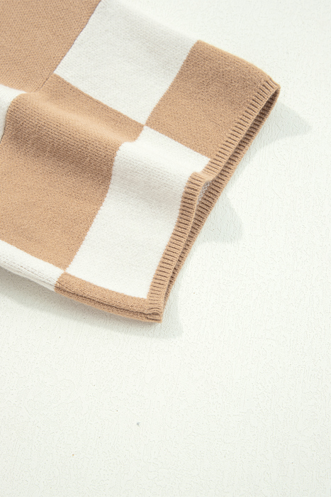 Love Kuza - Chic Check Comfort Knit Tee