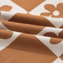  Love Kuza - Retro Bloom Henley Sweater