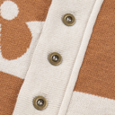  Love Kuza - Retro Bloom Henley Sweater