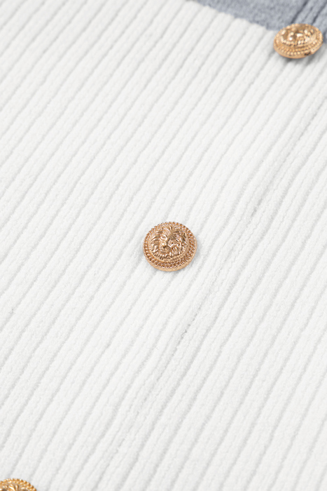 Love Kuza - Harbor Breeze Button Sweater