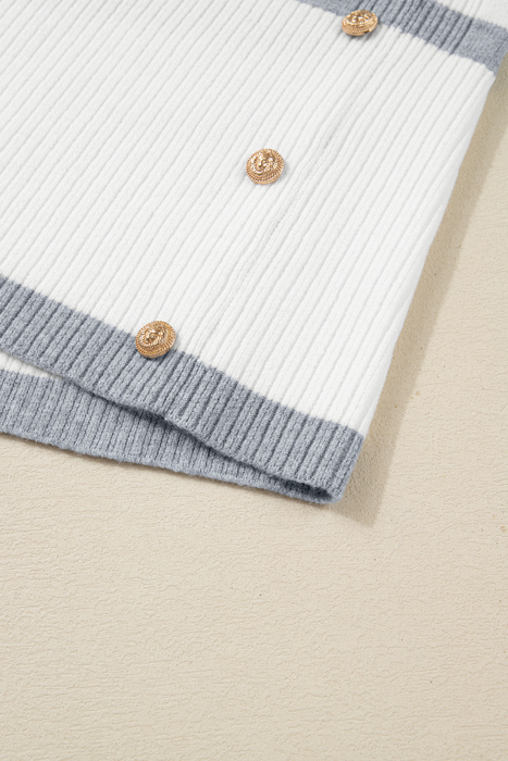 Love Kuza - Harbor Breeze Button Sweater