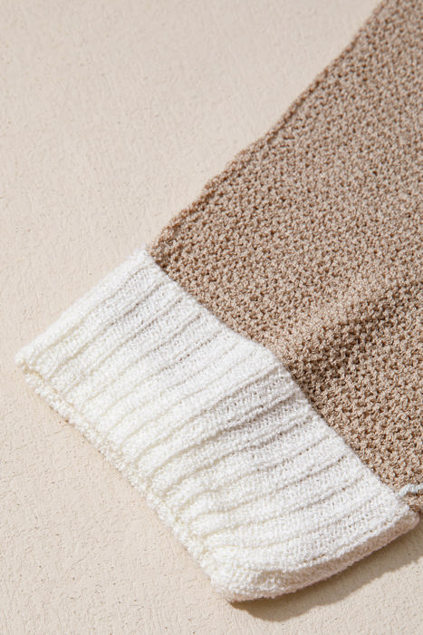 Love Kuza - Harvest Patch Colorblock Knit Sweater