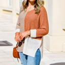  Love Kuza - Harvest Patch Colorblock Knit Sweater