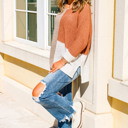  Love Kuza - Harvest Patch Colorblock Knit Sweater