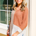  Love Kuza - Harvest Patch Colorblock Knit Sweater