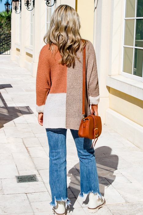 Love Kuza - Harvest Patch Colorblock Knit Sweater