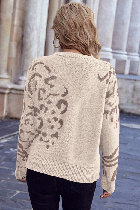 Love Kuza - Desert Whisper Leopard Sweater
