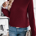  Love Kuza - Lace Whisper Textured Sweater