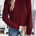  Love Kuza - Lace Whisper Textured Sweater