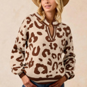  Love Kuza - Wild Charm V-Neck Knit Sweater