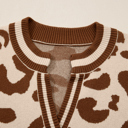  Love Kuza - Wild Charm V-Neck Knit Sweater