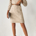  Love Kuza - Winter Button Charm Sweater Dress