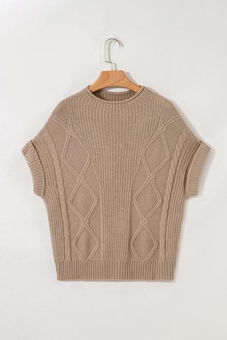 Love Kuza - Whispering Meadow Cable Knit Vest