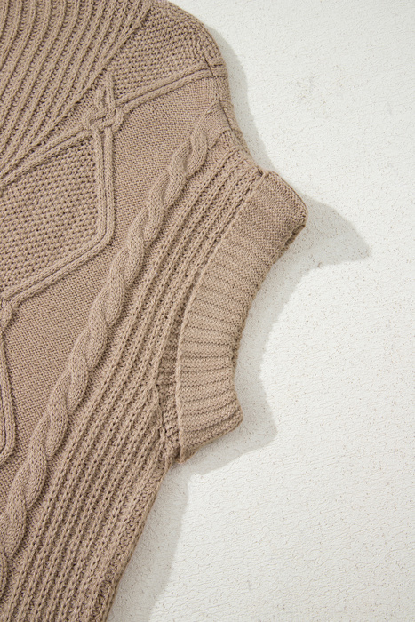 Love Kuza - Whispering Meadow Cable Knit Vest