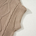  Love Kuza - Whispering Meadow Cable Knit Vest