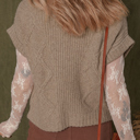  Love Kuza - Whispering Meadow Cable Knit Vest