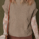  Love Kuza - Whispering Meadow Cable Knit Vest